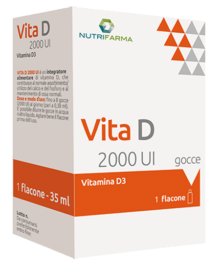 VITA D 2000UI GOCCE 35 ML - Farmastop