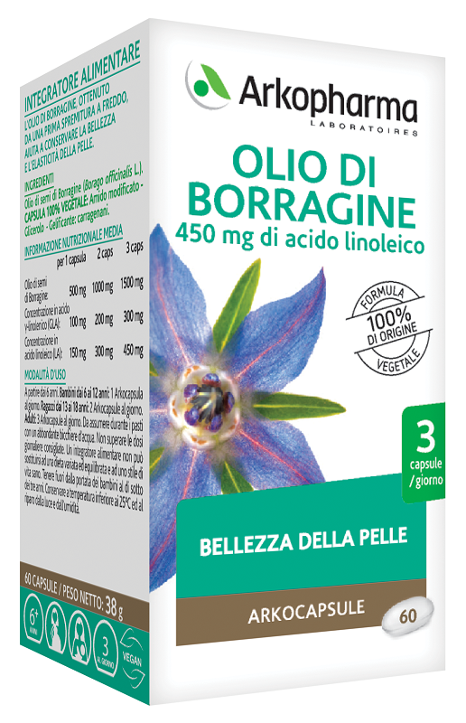 ARKOCPS OLIO BORRAGINE BIO 60 CAPSULE - Farmastop