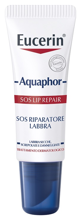 EUCERIN AQUAPHOR SOS RIPARATORE LABBRA 10 ML - Farmastop