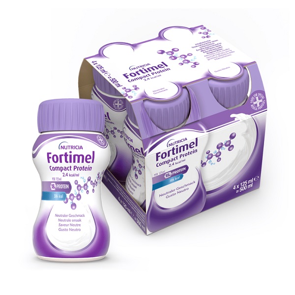 FORTIMEL COMPACT PROTEIN NEUTRO 4 X 125 ML - Farmastop