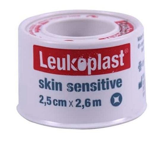 LEUKOPLAST SKIN SENSITIVE CEROTTO SU ROCCHETTO CON MASSA ADESIVA IN SILICONE M2,6 X 2,5CM 1 PEZZO - Farmastop