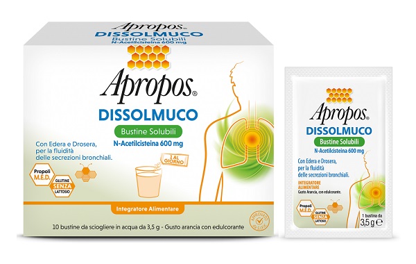 APROPOS DISSOLMUCO 10 BUSTINE SOLUBILI - Farmastop