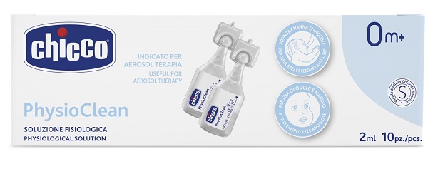 CHICCO SOLUZIONE PHYSIOCLEAN 2 ML 10 PEZZI - Farmastop