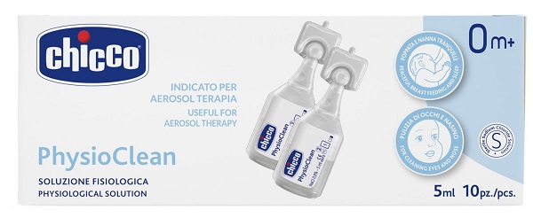 CHICCO SOLUZIONE PHYSIOCLEAN 5 ML 10 PEZZI - Farmastop