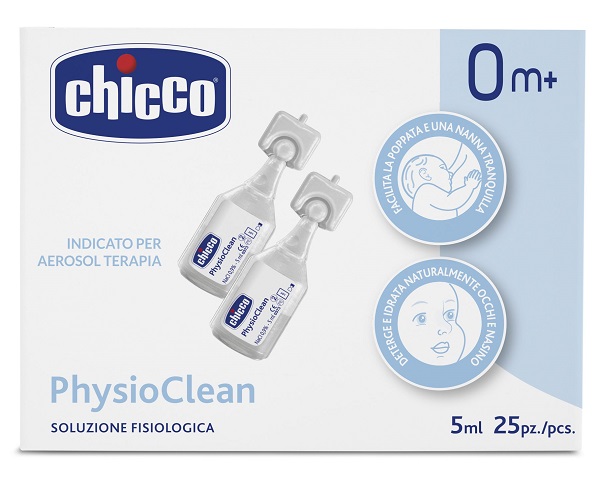 CHICCO SOLUZIONE PHYSIOCLEAN 5 ML 25 PEZZI - Farmastop