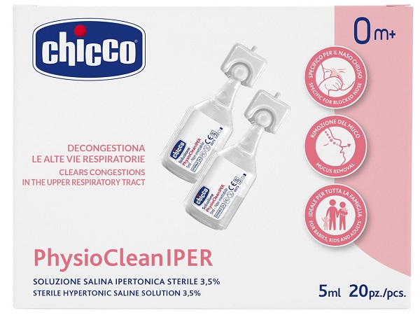 CHICCO SOLUZIONE HYPERTONIC 5 ML 20 PEZZI - Farmastop