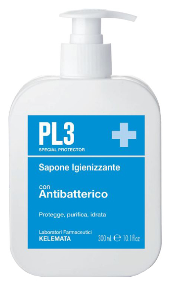 PL3 SAPONE IGIENIZZANTE CON ANTIBATTERICO 300 ML - Farmastop
