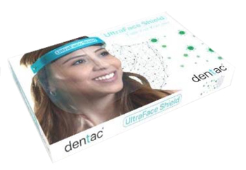 ULTRAFACE SHIELD VISIERA PROTETTIVA IN PVC CON FASCIA ELASTICA 2 PEZZI - Farmastop