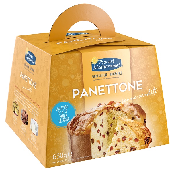 PIACERI MEDITERRANEI PANETTONE SENZA CANDITI 650 G - Farmastop