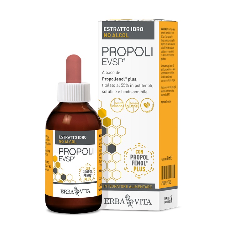 PROPOLI EVSP ESTRATTO IDRO NO ALCOL 30 ML - Farmastop