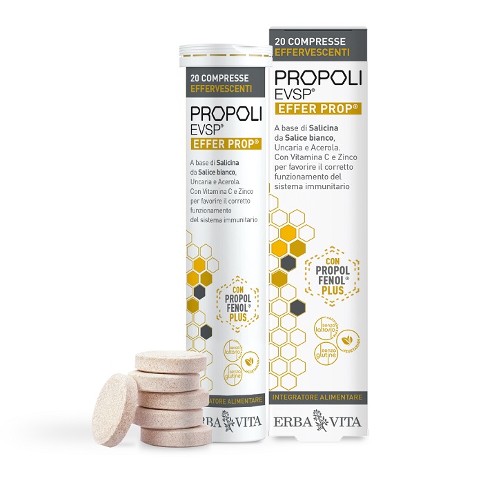 PROPOLI EVSP 20 COMPRESSE EFFERVESCENTI - Farmastop
