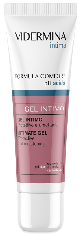 VIDERMINA INTIMA FORMULA COMFORT PH ACIDO GEL INTIMO PROTETTIVO E UMETTANTE NUOVA FORMULA 30 ML - Farmastop