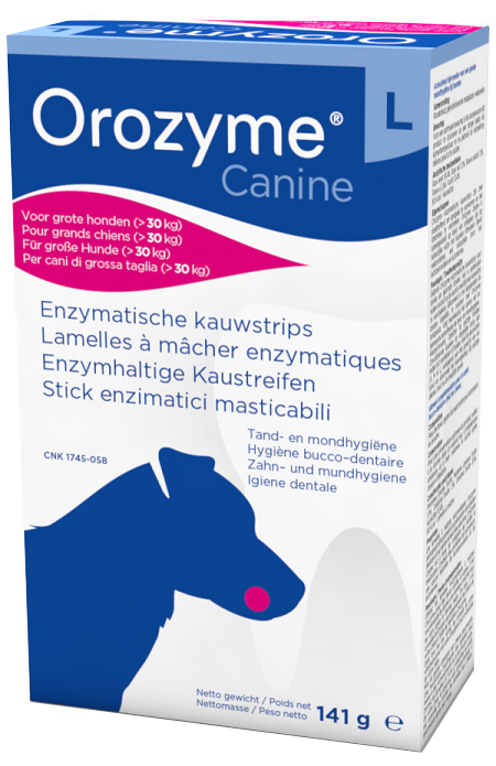 OROZYME CANINE STRISCE ENZIMATICHE MASTICABILI PER CANI DI TAGLIA GRANDE - Farmastop