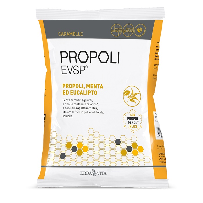 PROPOLI EVSP CARAMELLE PROPOLI MENTA EUCALIPTO 65 G - Farmastop