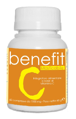 BENEFIT C 60 COMPRESSE MASTICABILI - Farmastop