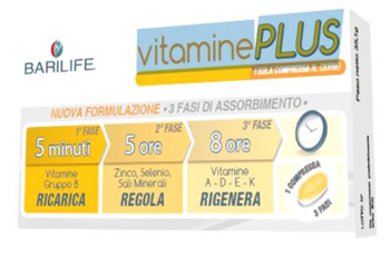 BARILIFE VITAMINE PLUS 30 COMPRESSE TRIFASE - Farmastop