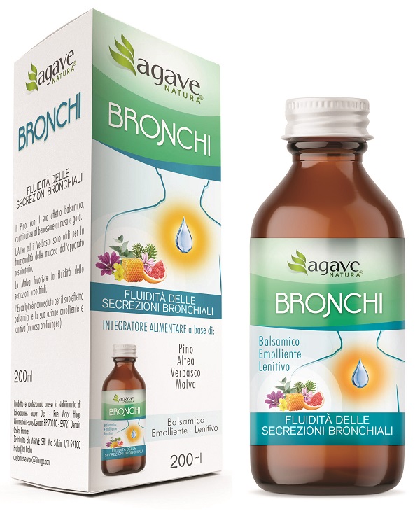 AGAVE NATURA SCIROPPO BRONCHI 200 G - Farmastop