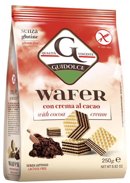 WAFER GUSTO CACAO 250 G - Farmastop