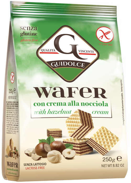 WAFER GUSTO NOCCIOLA 250 G - Farmastop