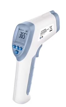 TERMOMETRO FRONTALE A INFRAROSSI RANGE TEMPERATURA CORPOREA 32-43 GRADI DISTANZA MISURAZIONE 1-3 CM - Farmastop