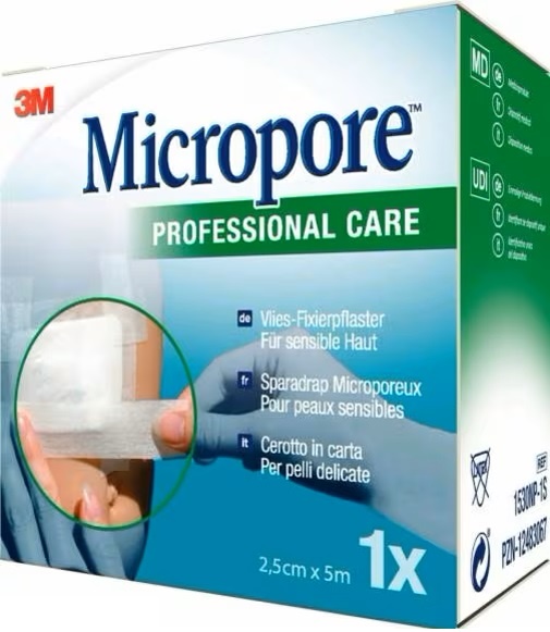CEROTTO IN CARTA 3M MICROPORE SURGICAL TAPE M5X25MM REFILL - Farmastop