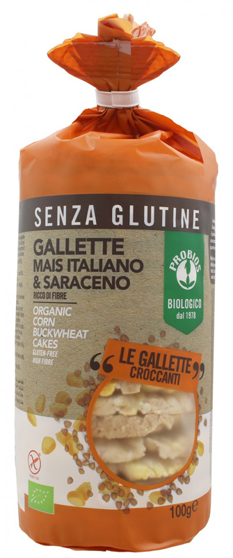 PROBIOS GALLETTE MAIS/SARACENO 100 G - Farmastop