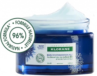 KLORANE CREMA IDRATANTE NOTTE FIORDALISO ACIDO IALURONICO 50 ML - Farmastop