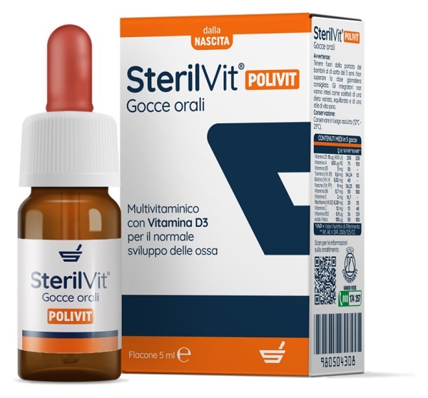 STERILVIT POLIVIT GOCCE 5 ML - Farmastop