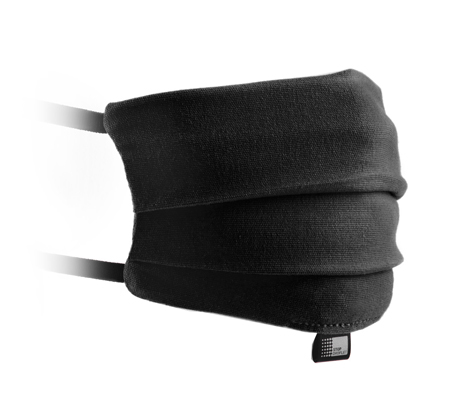 MASCHERINA GENERICA IN TESSUTO 96% COTONE 4% ELASTAN DOPPIO STRATO STOPDROPLET BLACK 1 PEZZO - Farmastop