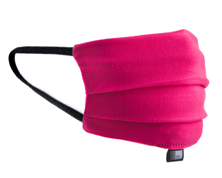 MASCHERINA GENERICA IN TESSUTO 96% COTONE 4% ELASTAN DOPPIO STRATO STOPDROPLET KID PINK 1 PEZZO - Farmastop