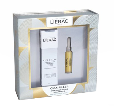 LIERAC CF CICA FILLER CREMA 40 ML + CICA FILLER FIALA 10 ML - Farmastop
