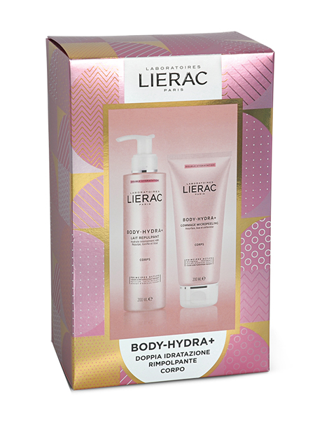 LIERAC CF BODY HYDRA LAIT 200 ML + BODY HYDRA GOMMAGE 200 ML - Farmastop