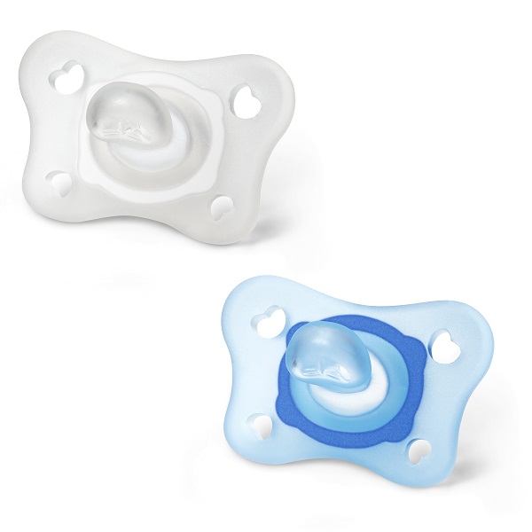 CHICCO GOMMOTTINO BOY SILICONE 0-2 MESI 2 PEZZI ITA C - Farmastop