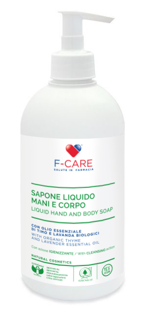 F CARE SAPONE LIQUIDO BIO IGIENIZZANTE 500 ML - Farmastop