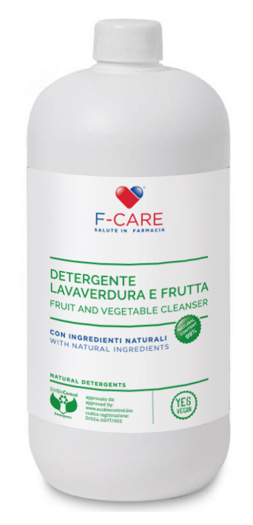 F CARE DETERGENTE VERDURA FRUTTA BIO 1000 ML - Farmastop