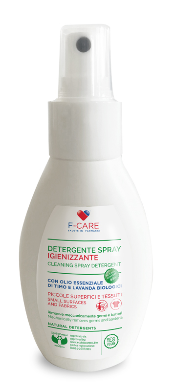 F CARE SPRAY IGIENIZZANTE BIO 75 ML - Farmastop