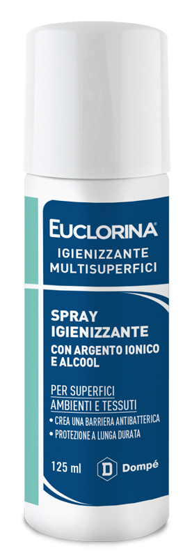 EUCLORINA IGIENIZZANTE MULTISUPERFICI SPRAY 125 ML - Farmastop