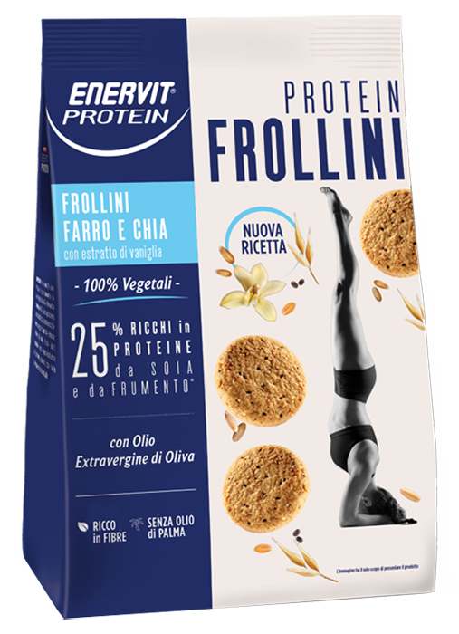 ENERVIT PROTEIN FROLLINI FARRO CHIA 200 G - Farmastop