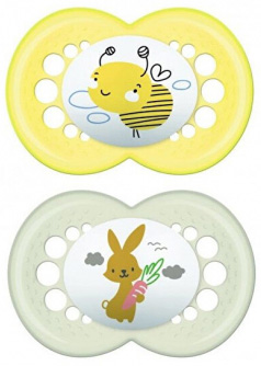 MAM SUCCHIETTO ORIGINAL 16+ SILICONE NEUTRO 2 PEZZI - Farmastop
