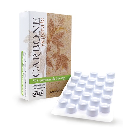 CARBONE VEGETALE 50 COMPRESSE - Farmastop