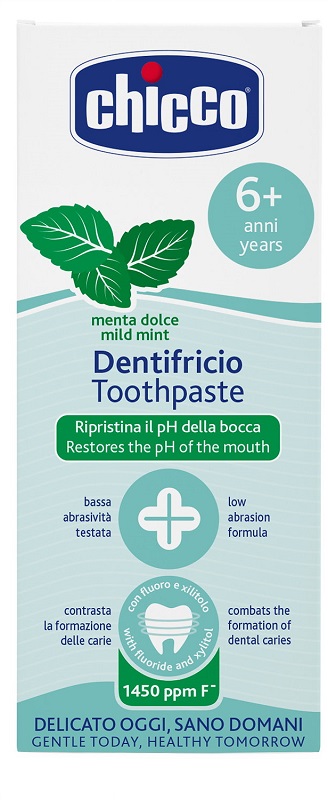 CHICCO DENTIFRICIO MENTA 6 ANNI+ - Farmastop