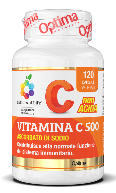 COLOURS OF LIFE VITAMINA C 500 120 CAPSULE VEGETALI 900 MG - Farmastop