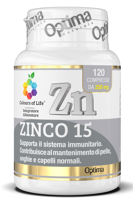 COLOURS OF LIFE ZINCO 15 120 COMPRESSE - Farmastop