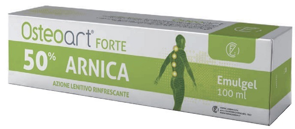 OSTEOART FORTE 50% ARNICA EMULGEL 100 ML AZIONE LENITIVA RINFRESCANTE - Farmastop