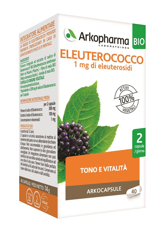 ARKOCAPS ELEUTEROCOCCO BIO 40 CAPSULE - Farmastop