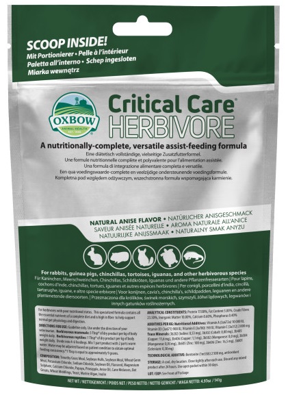 CRITICAL CARE HERBIVORE 141 G - Farmastop
