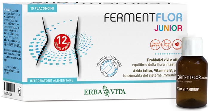 FERMENTFLOR JUNIOR 10 FLACONCINI - Farmastop