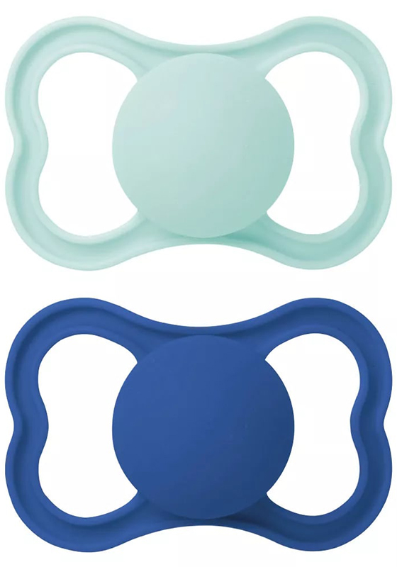 MAM AIR SUCCHIETTO 16+ MESI SILICONE MASCHIO 2 PEZZI - Farmastop