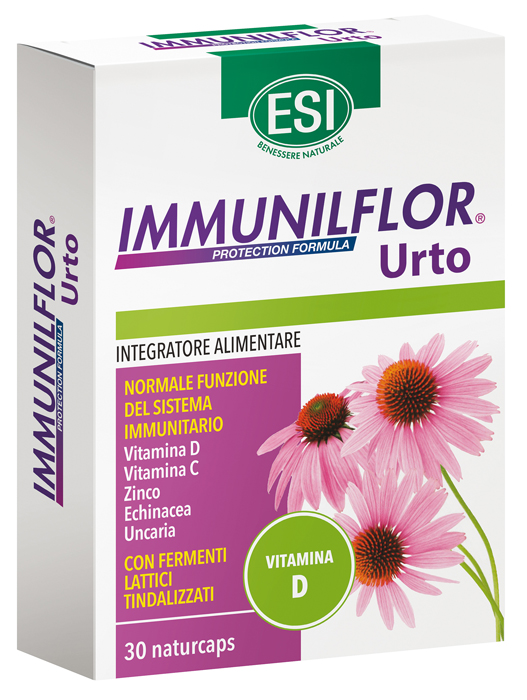 ESI IMMUNILFLOR URTO VITAMINA D 30 NATURCAPS - Farmastop