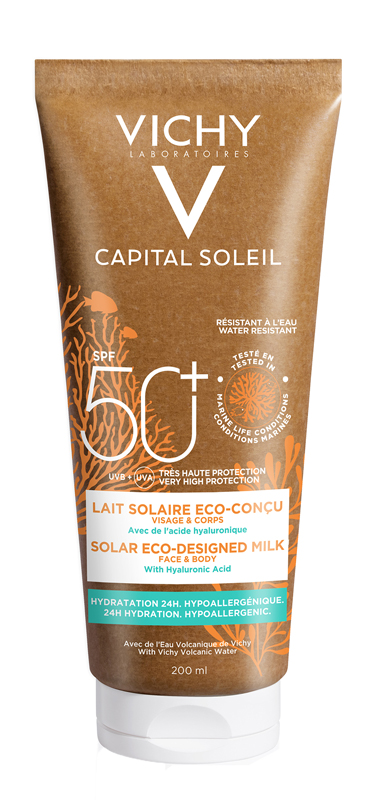 CAPITAL SOLEIL LATTE SOLARE ECO-SOSTENIBILE SPF50+ 200 ML - Farmastop